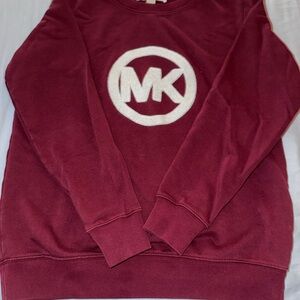 Michael Kors Maroon Crewneck Sweater